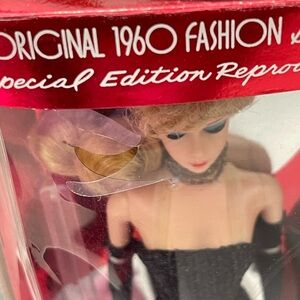 Barbie in original 1960 fashion Solo in the Spotlight special edit reproduction.